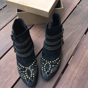 Ash studded ankle boots